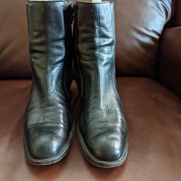 cole haan black ankle boots